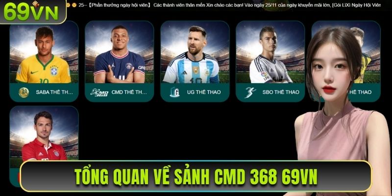 Tổng quan về sảnh CMD 368 69VN